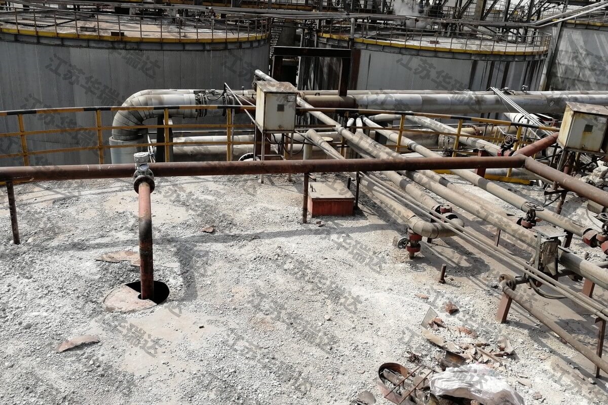 Alumina Settling Tank Scale Cleaning